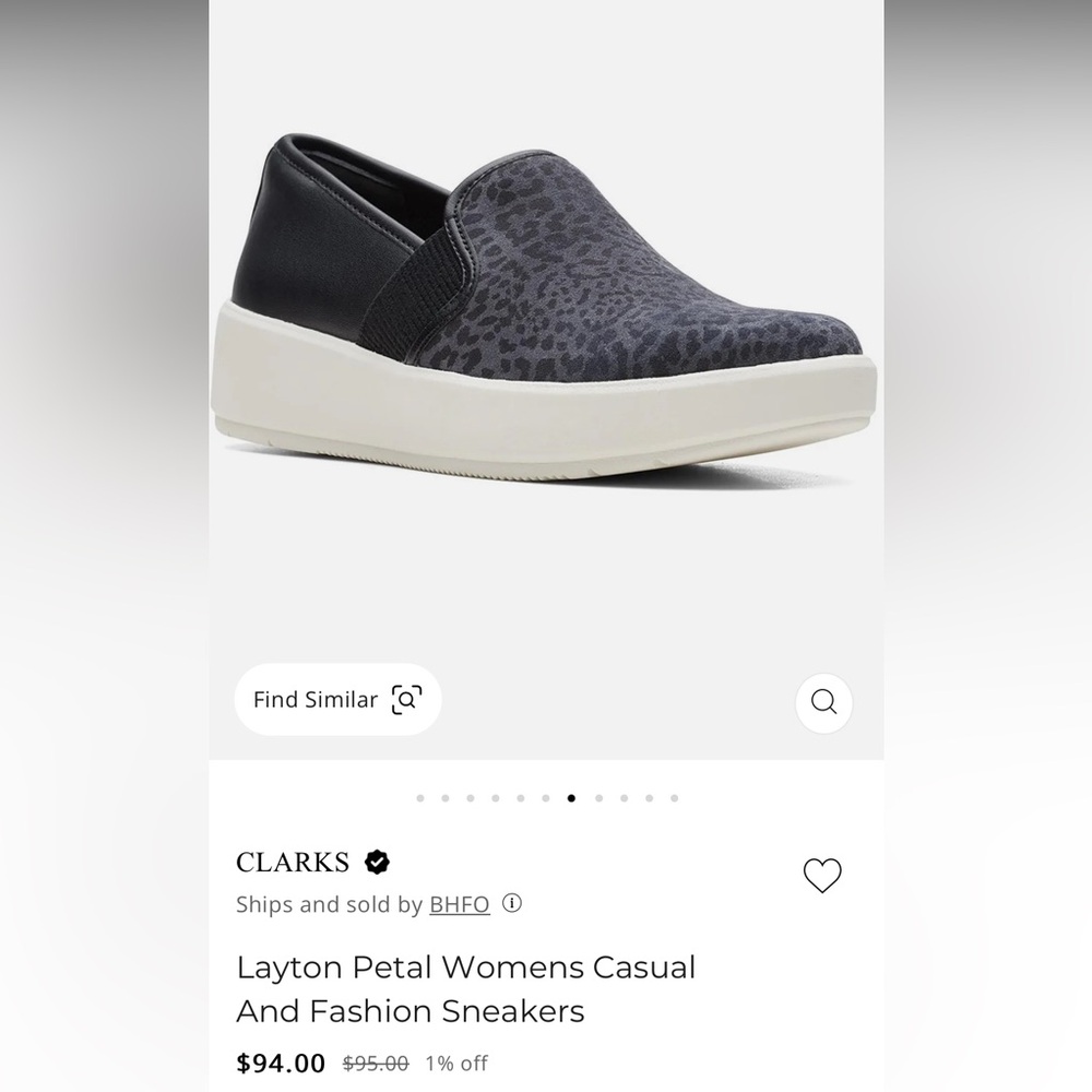 Clark comfort NWT slip on shoes